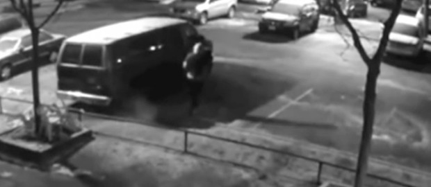 Chilling Video Of Gunman Opening Fire On Parked Van In Toronto