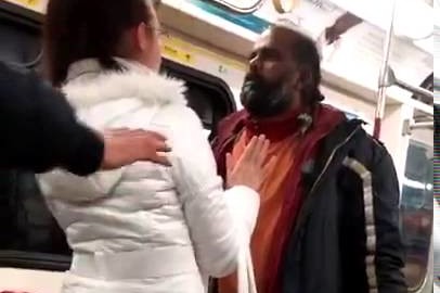 Homeless Man Fights TTC Passengers And Shows His Penis