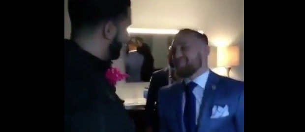 Drake Meets Conor McGregor And Dana White In Toronto
