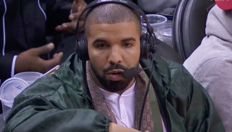 Drake Joins Raptors Broadcast- March 4 2016