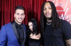 Mia Martina & Waka Flocka Flame- 2015 MMVAs Backstage In The Virgin Radio Red Room