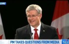 Canadian Prime Minister Stephen Harper Says “Do I Seem Like I Smoke Marijuana?”