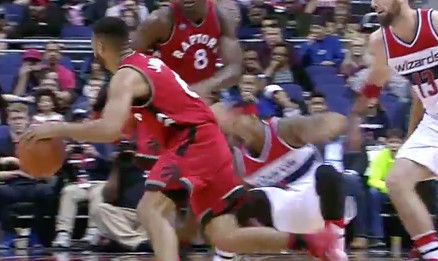 Cory Joseph Breaks Bradley Beals Ankles
