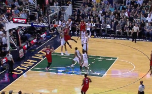 DeMar DeRozan Throws Down Vicious Slam On Rudy Gobert