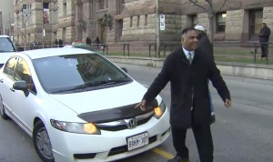 Toronto Taxi Driver Loses His Mind In Heated Anti-Uber Protest