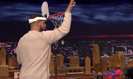 Drake Plays “Faceketball” With Jimmy Fallon On The Tonight Show