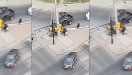 Meanwhile In Sauga: Police Chase Results In Car Crash On Burnhamthorpe Road