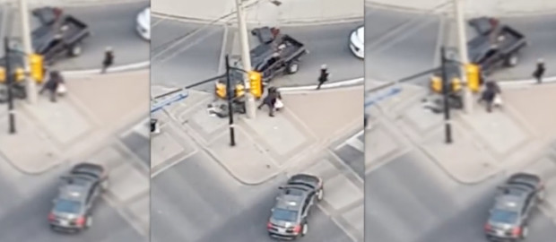 Meanwhile In Sauga: Police Chase Results In Car Crash On Burnhamthorpe Road