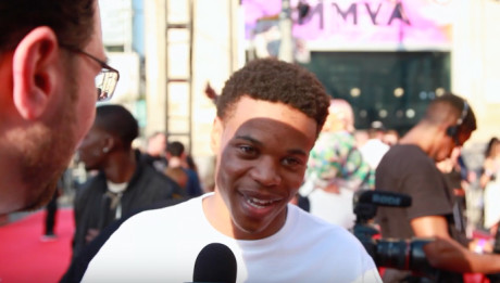 John River On The iHeartRadio MMVAs Red Carpet
