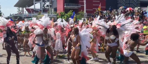 Carnival Nationz White Peacock Crossing The Stage