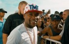 Floyd Mayweather At Cabana Pool Bar