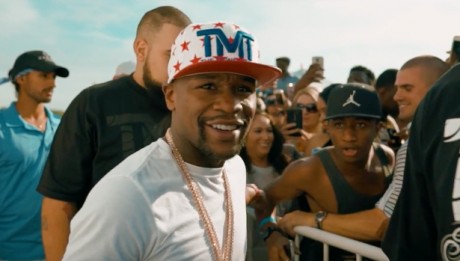 Floyd Mayweather At Cabana Pool Bar