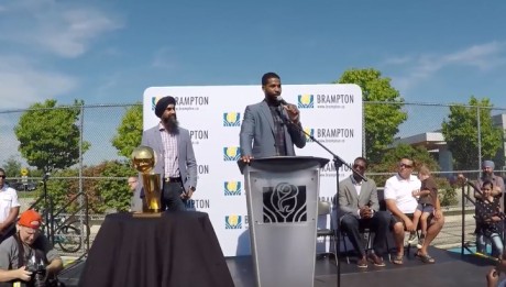 Tristan Thompson Gets Keys To Brampton