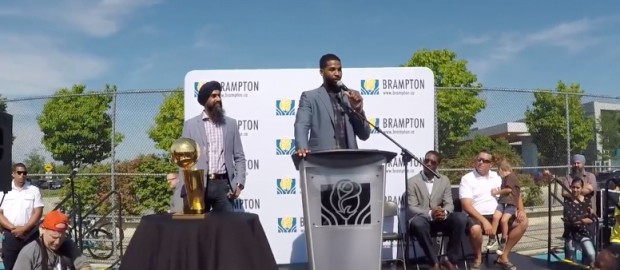 Tristan Thompson Gets Keys To Brampton