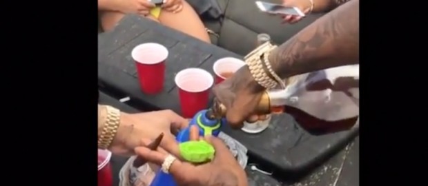 Tory Lanez Fills Super Soakers With Henny To Celebrate Memorial Day