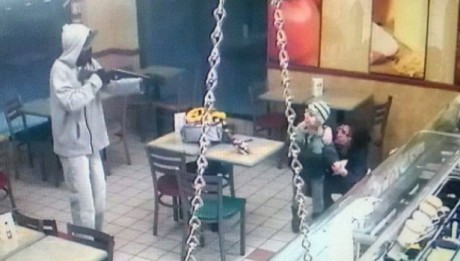 Mom Uses Her Child As Shield From Robbers
