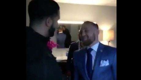 Drake Meets Conor McGregor And Dana White In Toronto