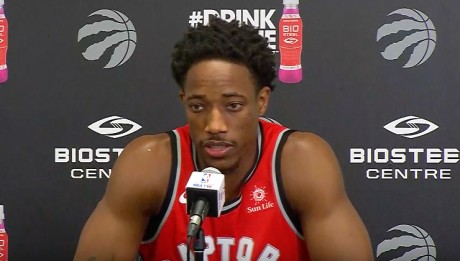 Raptors Media Day: DeMar DeRozan - September 25, 2017