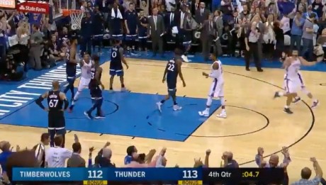 Andrew Wiggins Game Winner Timberwolves vs Thunder October 22 2017