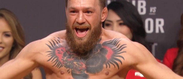 Conor McGregor Brings Out Drake At UFC 229 Weigh-In