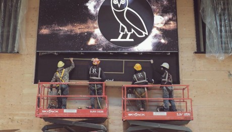 OVO Basketball Court Being Built In His Toronto Mansion