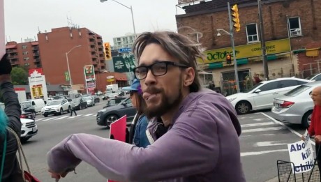 Man Roundhouse Kicks Woman